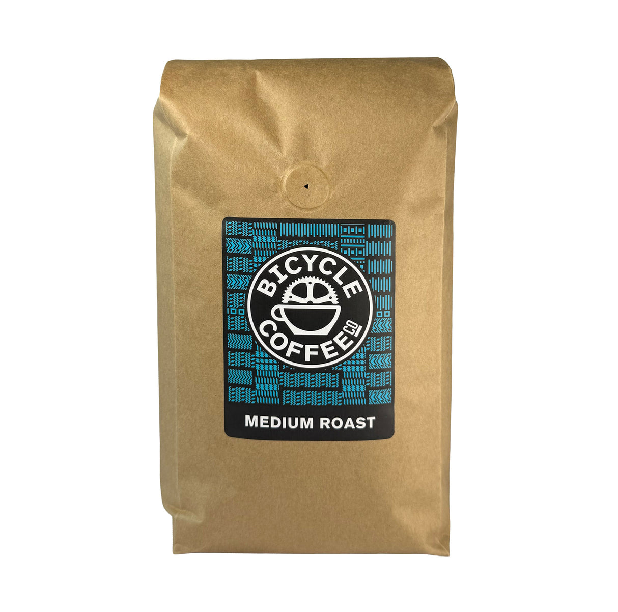 Bicycle Coffee Medium Roast 2.5lb bag, blue label, front view