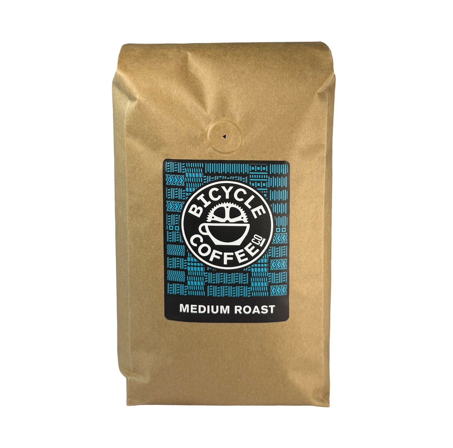Bicycle Coffee Medium Roast 2.5lb bag, blue label, front view