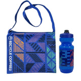 Textile Pattern Water Bottle + Musette Bag Bundle