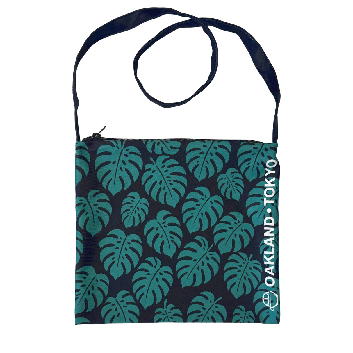 Monstera Tiger Musette Bag