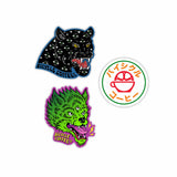 Sticker / Magnet Pack - Wolf & Panther