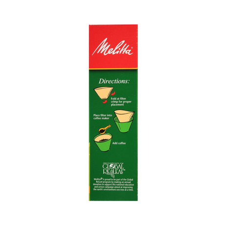 Melitta #4 Filters Natural Brown 100 Pack