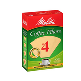 Melitta #4 Filters Natural Brown 100 Pack