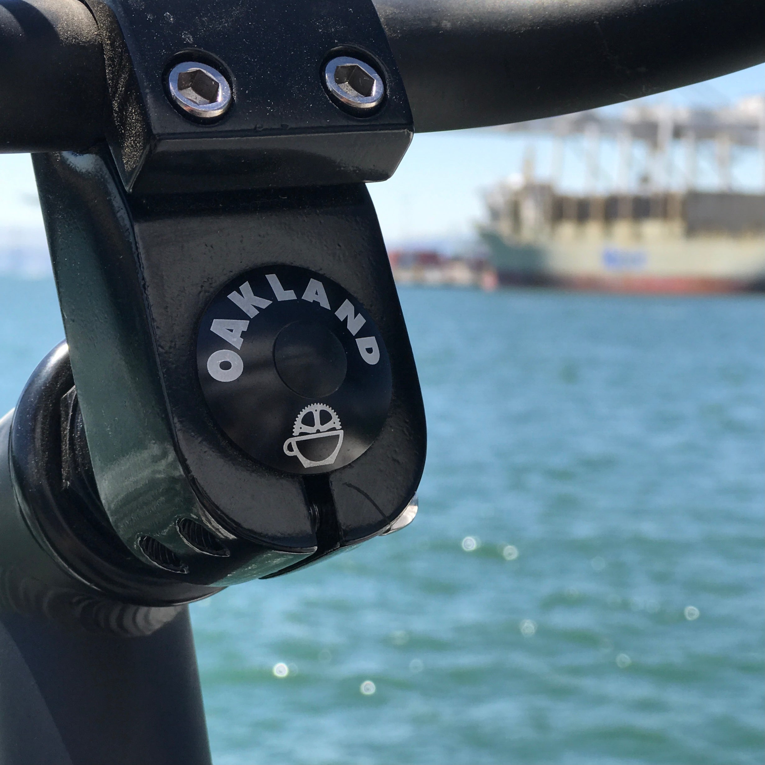 Road Bike Bicycle Stem Caps STEM CAP CLOCK, 36mm, PINK Stem